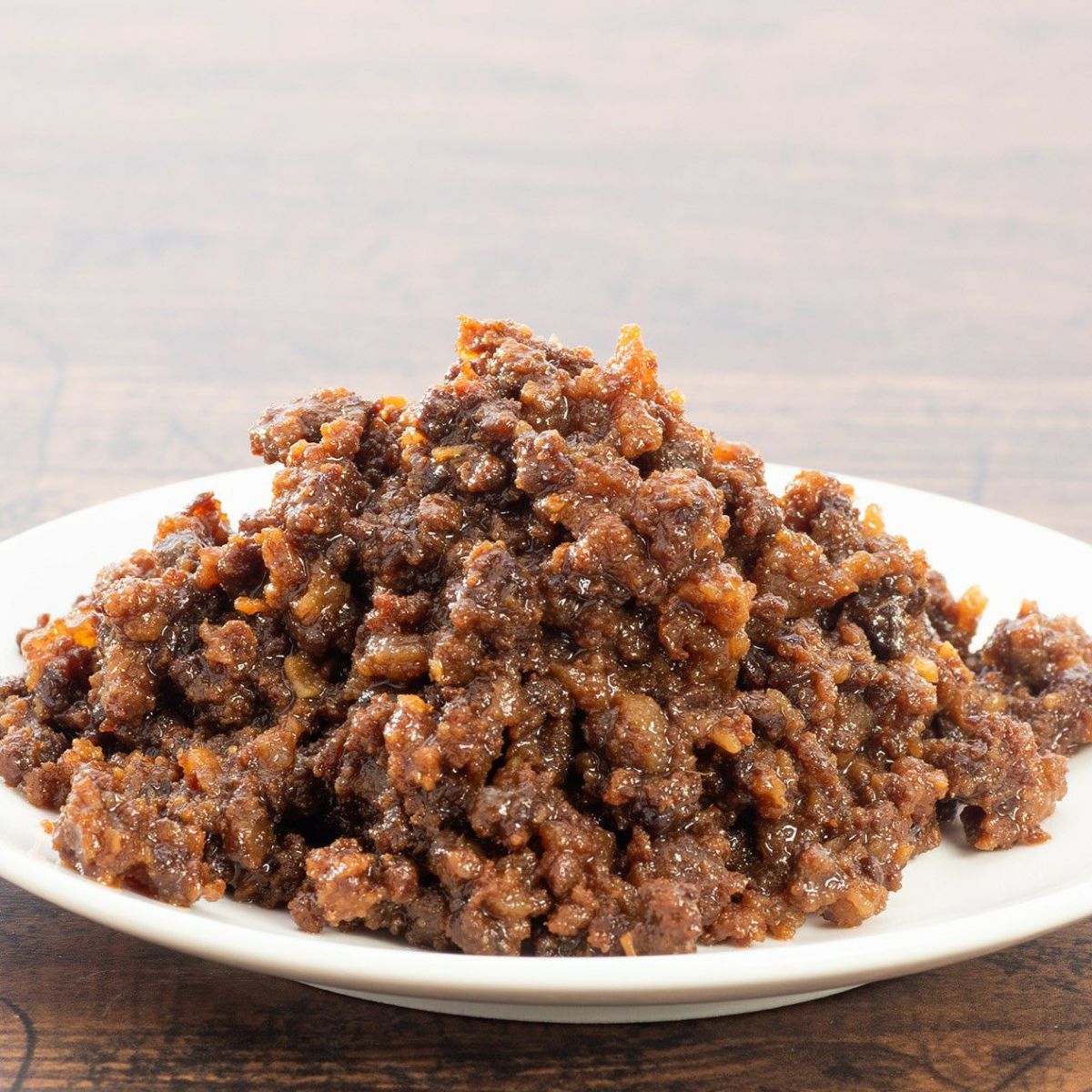 松阪牛そぼろ煮盛付けイメージ写真&#10114;