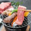 松阪牛の霜降り焼肉調理イメージ